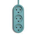 ColorCable Model 3 stikdåse Cheerful Turquoise