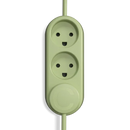 ColorCable Model 3 stikdåse Leaf Green