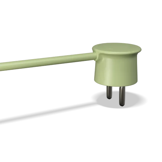 ColorCable Model 3 stikdåse Leaf Green