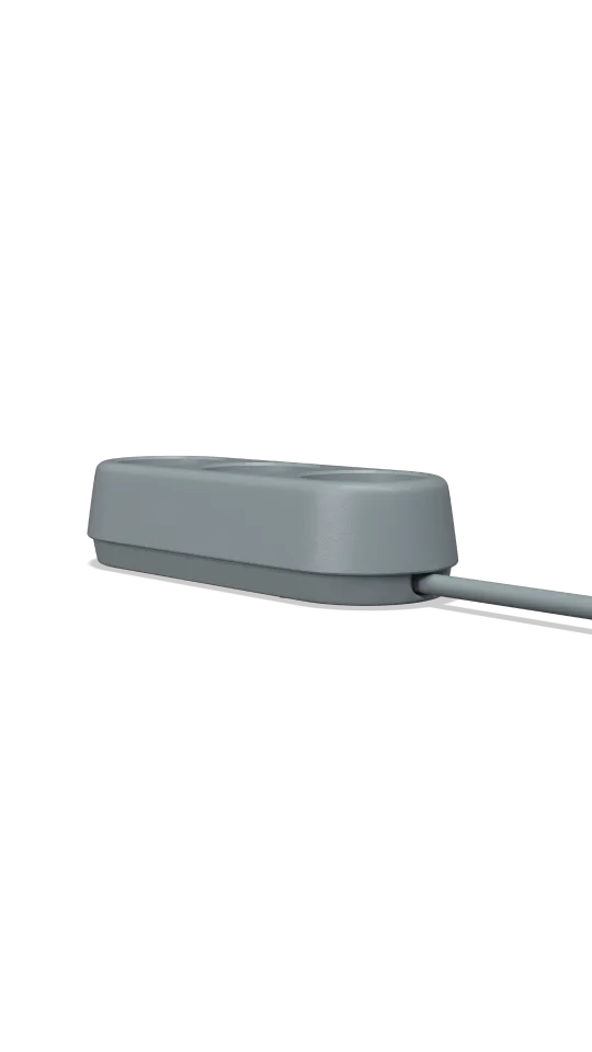ColorCable Model 3 stikdåse Minimalist Grey