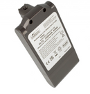 Dyson V10 batteri på 25,2 V.