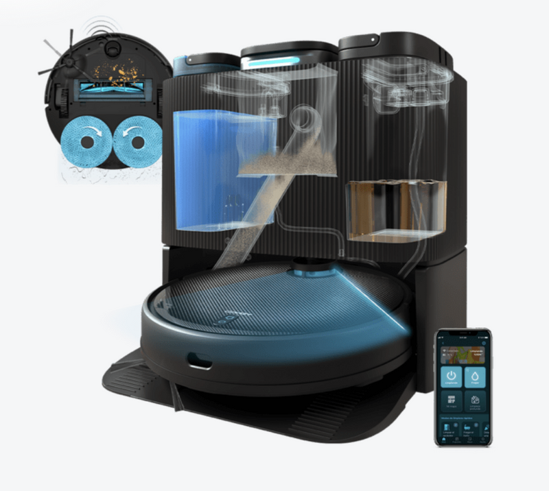 Cecotec Conga 11090 Spin Revolution Home&Wash robotstøvsuger og vasker