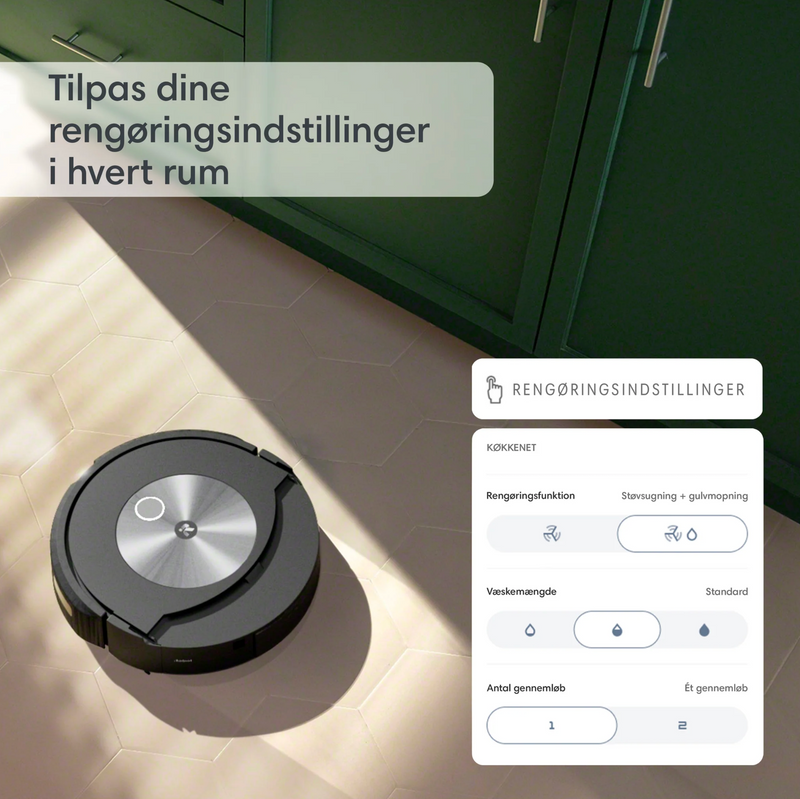 iRobot Roomba J7 Combo robotstøvsuger og gulvvasker