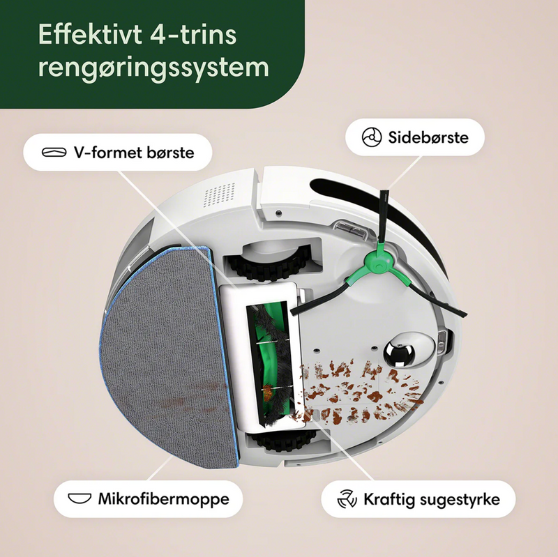 iRobot Roomba Combo 2 Essential robotstøvsuger og gulvvasker