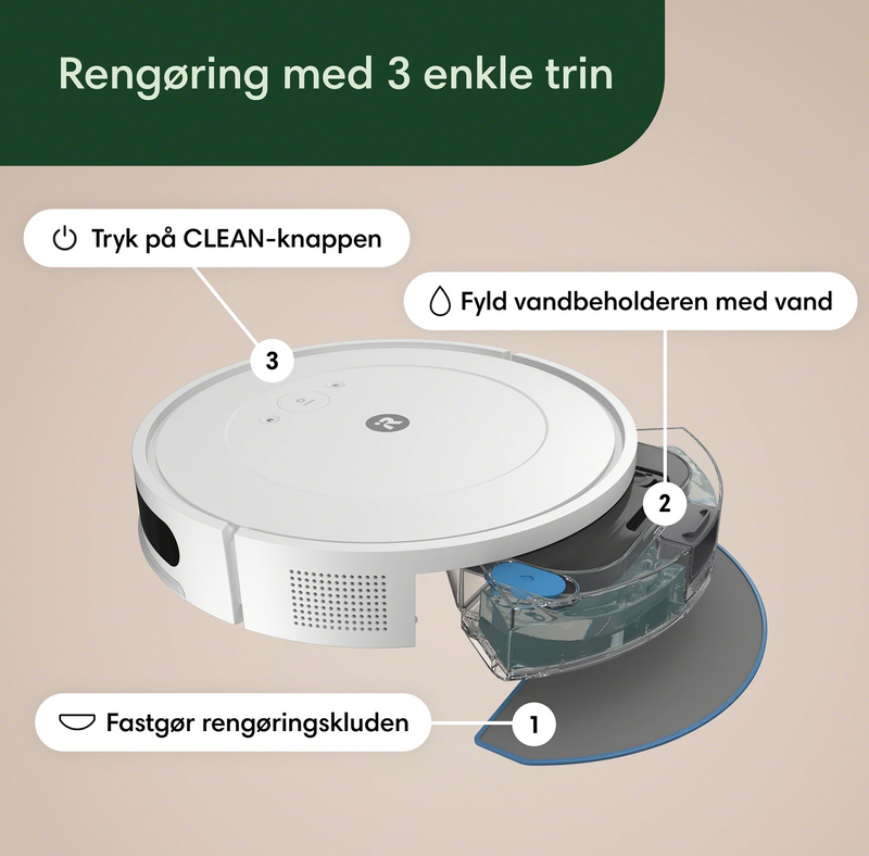 iRobot Roomba Combo 2 Essential robotstøvsuger og gulvvasker