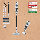 Hoogo S6 ledningsfri støvsuger med 2 batterier