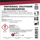 Universal gulvvask med skumdæmper