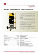 Ronda 1800-H-C Power med stålbeholder eller LongoPack