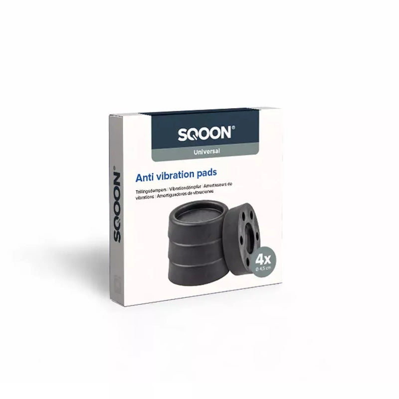 Anti vibrations fødder 4 stk sorte eller hvide