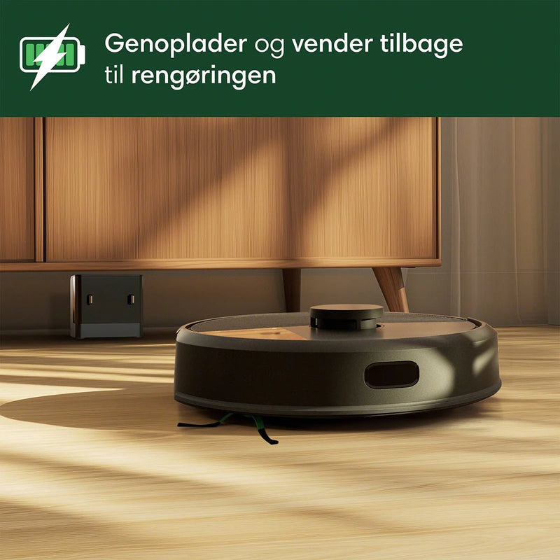 iRobot Roomba Combo+ 105 robotstøvsuger hvid eller sort