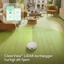 iRobot Roomba Combo+ 115 robotstøvsuger med vask og tømmestation – sort eller hvid