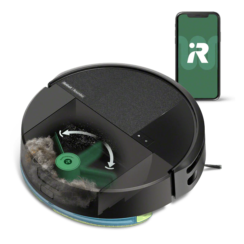 iRobot Roomba Combo Compact 205 robotstøvsuger hvid eller sort