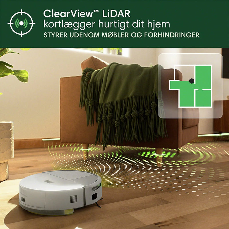 iRobot Roomba Combo Compact 205 robotstøvsuger hvid eller sort