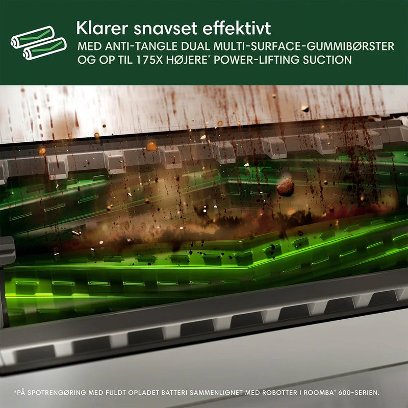 iRobot Roomba® Plus 705 Combo-robot + AutoWash ™-dock hvid eller sort