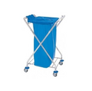 Affaldsstativ med hjul og låg