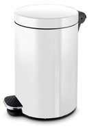 Pedalspande med Soft close i hvid, 5 til 30 liter