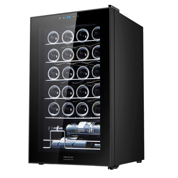 Cecotec vinkøleskab GrandSommerlier 24000 Black Kompressor