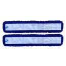 Saksmoppe stativ med mopper 2 x 100 cm