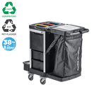 Nordic Recycle rengøringsvogn 2.0 medium med affaldsholder