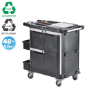 Nordic Recycle rengøringsvogn 2.0 medium med døre