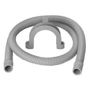 Afløbsslange 2,5 meter lige gummimuffer